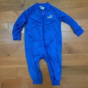 Puma one piece jogging suit size 6-9 months